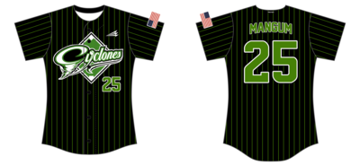 Cyclones - Stoddart Custom NanoDri Softball Jersey #J9c