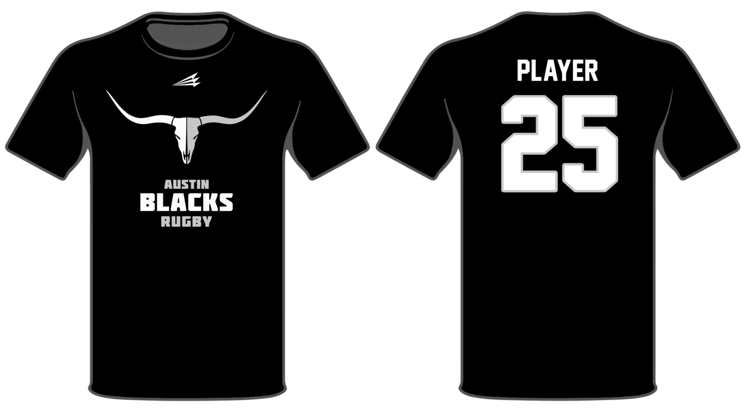 Austin Blacks Rugby Custom HyperTee #HT1