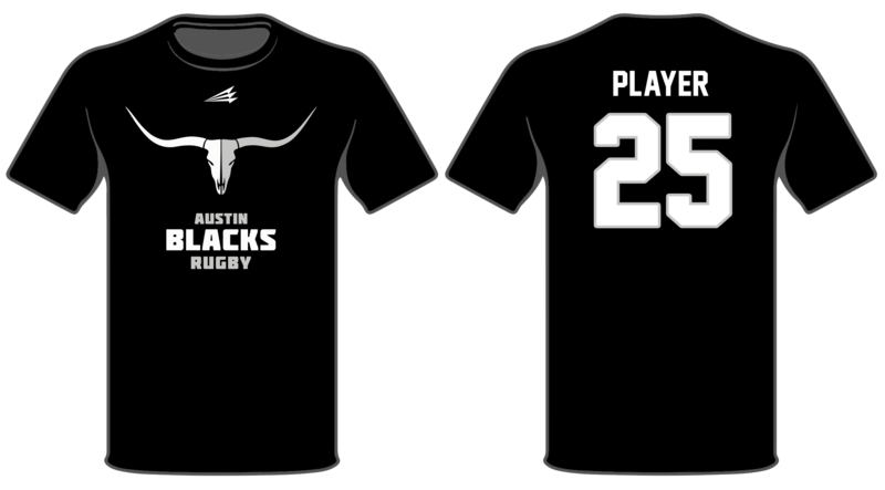 Austin Blacks Rugby Custom HyperTee #HT1