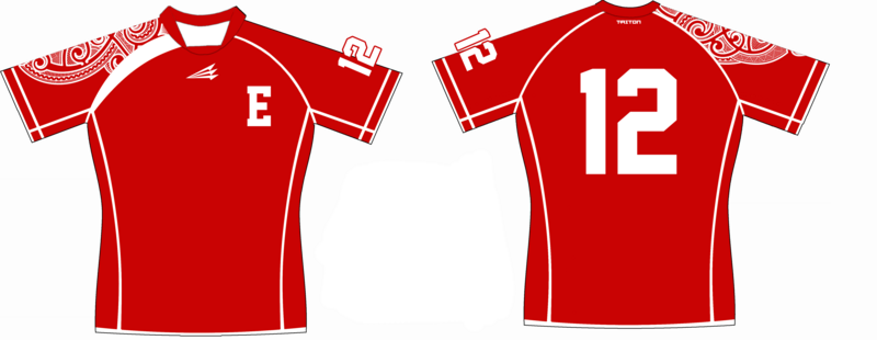 East High Rugby Club Custom Classic Rugby Jersey #J1d