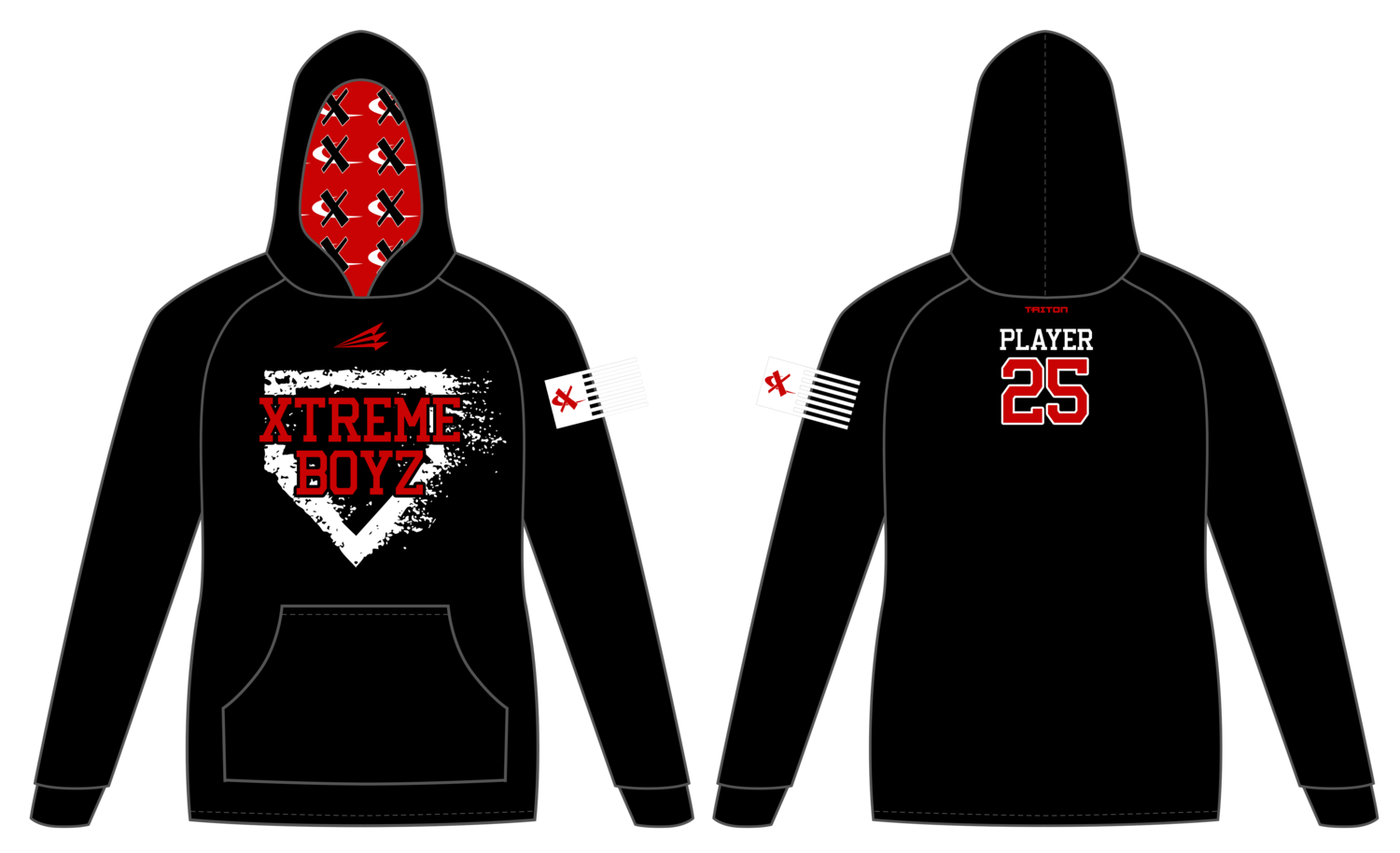 Team Xtreme Custom Vulcan Hoodie #VH12