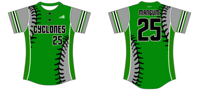 Cyclones - Stoddart Custom NanoDri Softball Jersey #J5