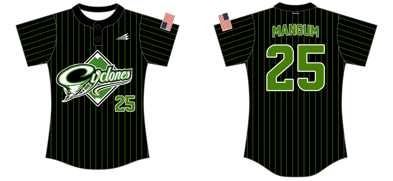 Cyclones - Stoddart Custom NanoDri Softball Jersey #J9d