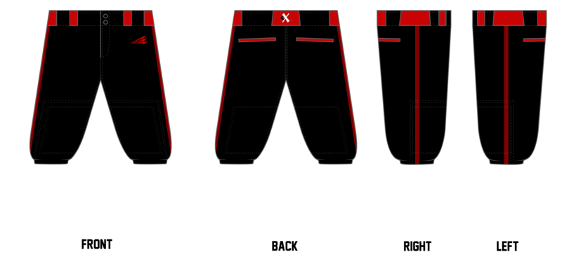 Team Xtreme Custom Knicker Baseball Pant #BP3c