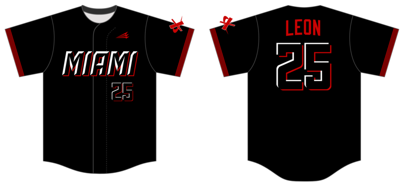 Team Xtreme Custom NanoDri Baseball Jersey #J27b