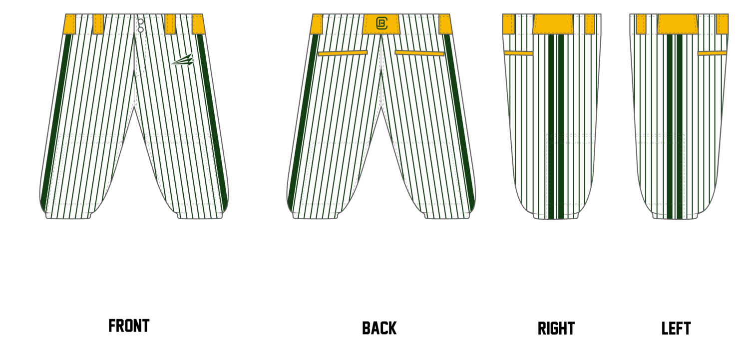 Clermont Baseball Custom Knicker Baseball Pant #BP8b