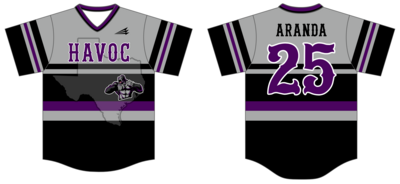 West Texas Havoc Custom NanoDri Baseball Jersey #J6b