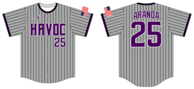 West Texas Havoc Custom NanoDri Baseball Jersey #J7a