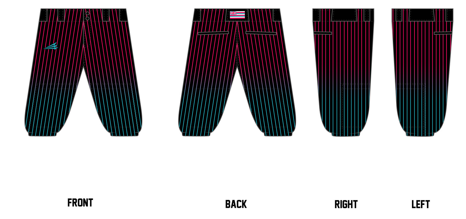 Koolau Koa (Eastside) CUSTOM Knicker Baseball Pant #BP7