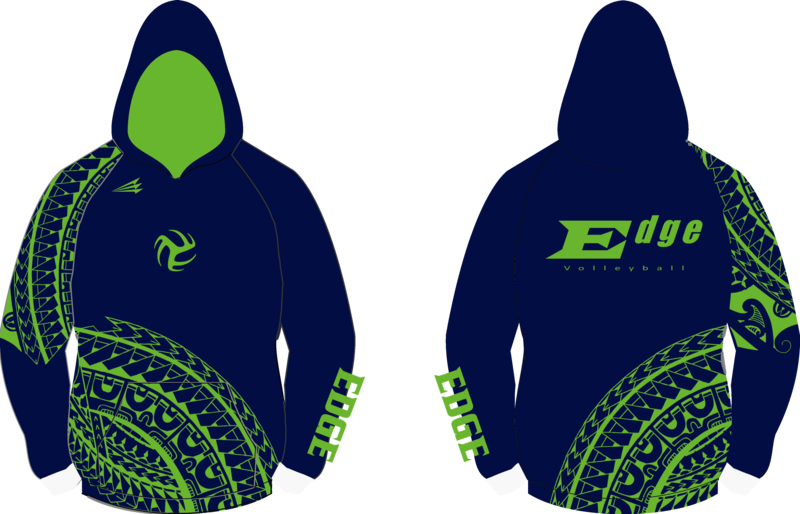 Edge Volleyball Virginia Custom Vulcan Hoodie #VH4