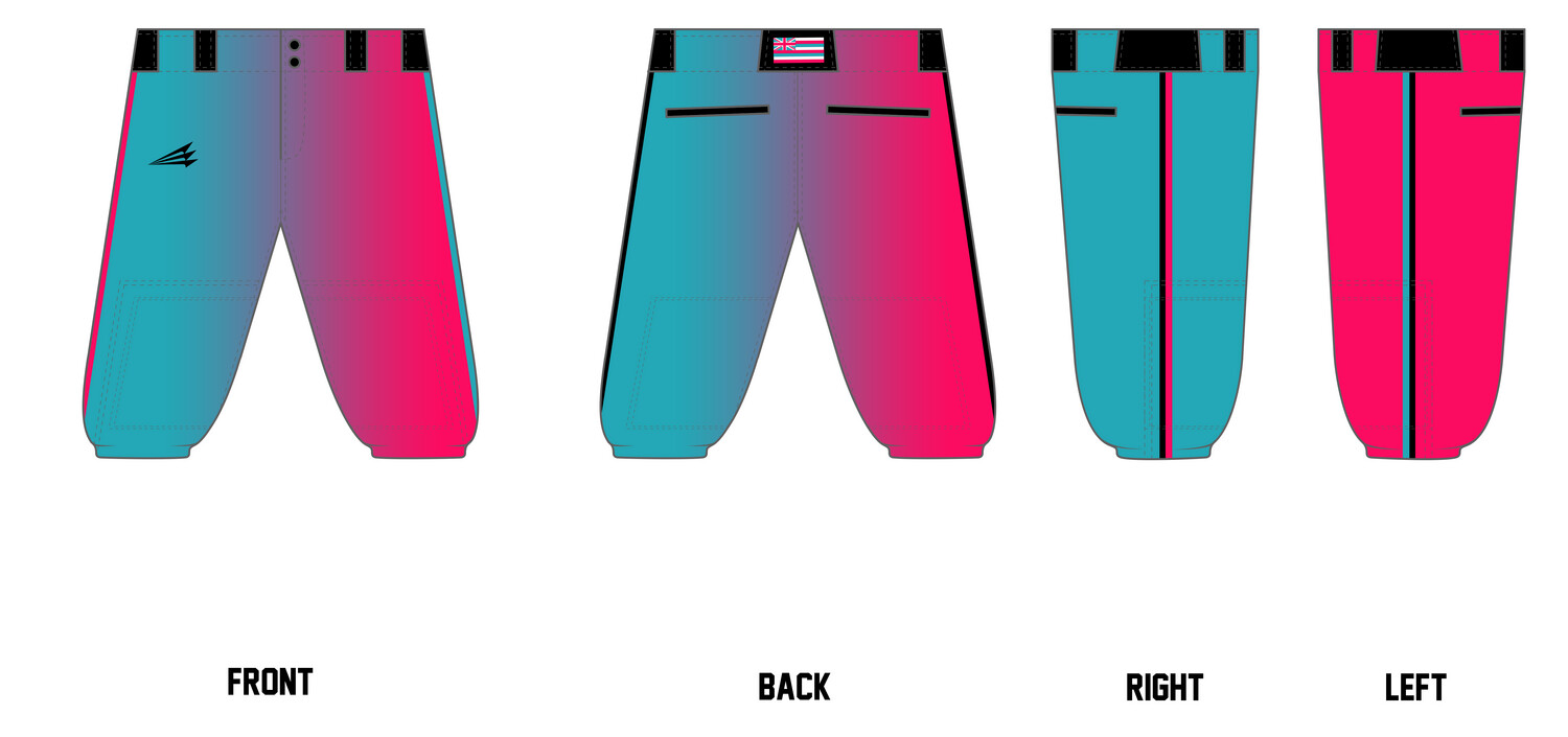 Koolau Koa (Eastside) CUSTOM Knicker Baseball Pant #BP5