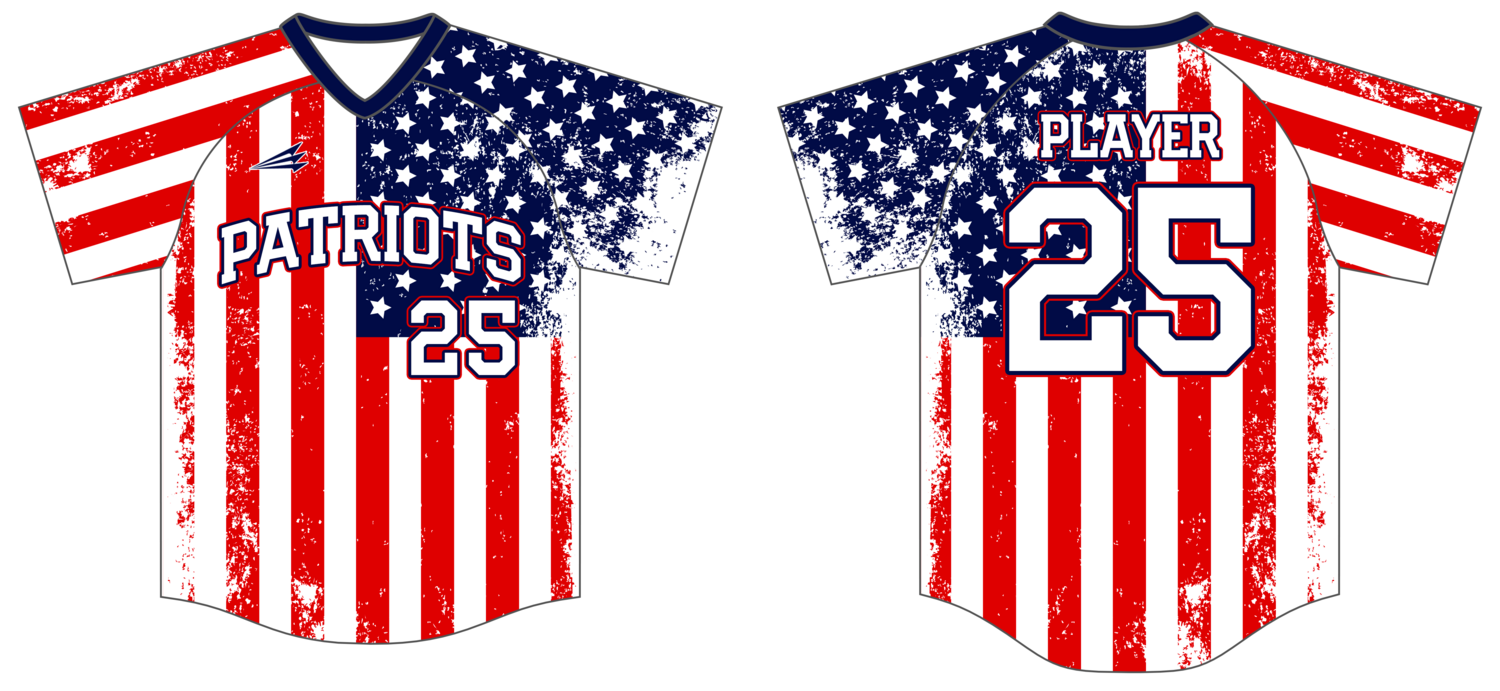 Miami Patriots Custom NanoDri Baseball Jersey #J4