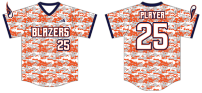 Blazers Custom NanoDri Baseball Jersey #J7C