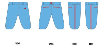 Revolution (Snipes) Custom Knicker Baseball Pant #BP6B