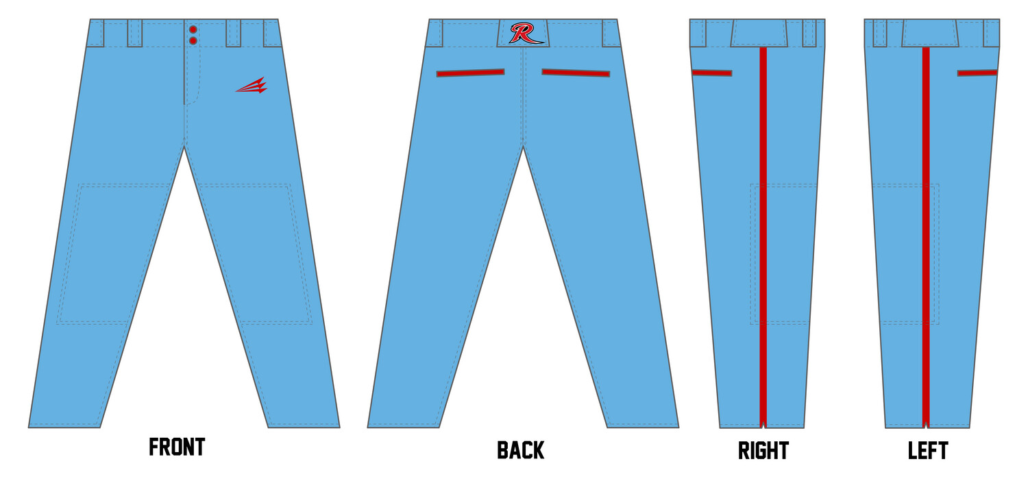 Revolution (Snipes) Custom Athletic Baseball Pant #BP6