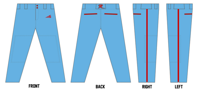 Revolution (Snipes) Custom Athletic Baseball Pant #BP6