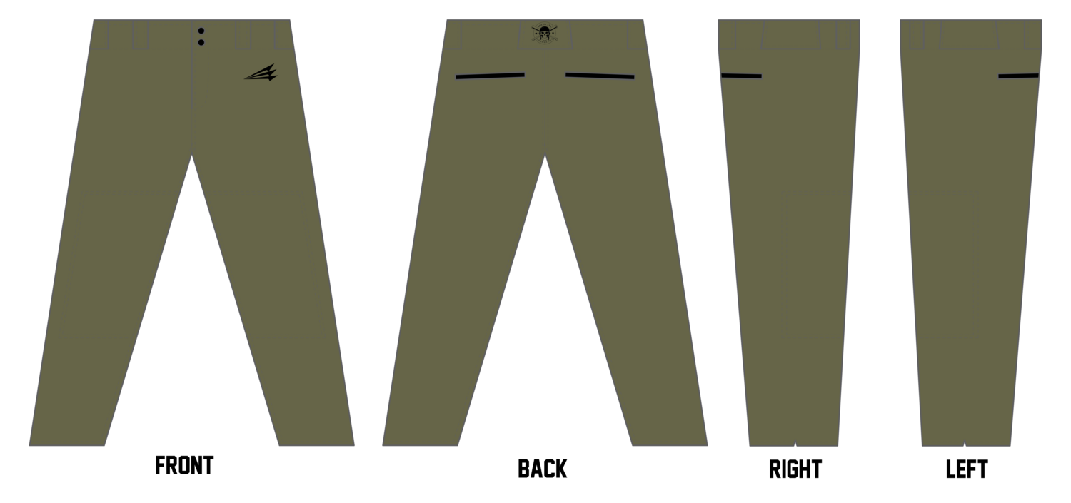 Americans Baseball Club Custom Athletic Baseball Pant #BP2c