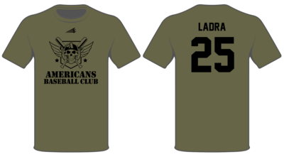 Americans Baseball Club Custom HyperTee #HT3