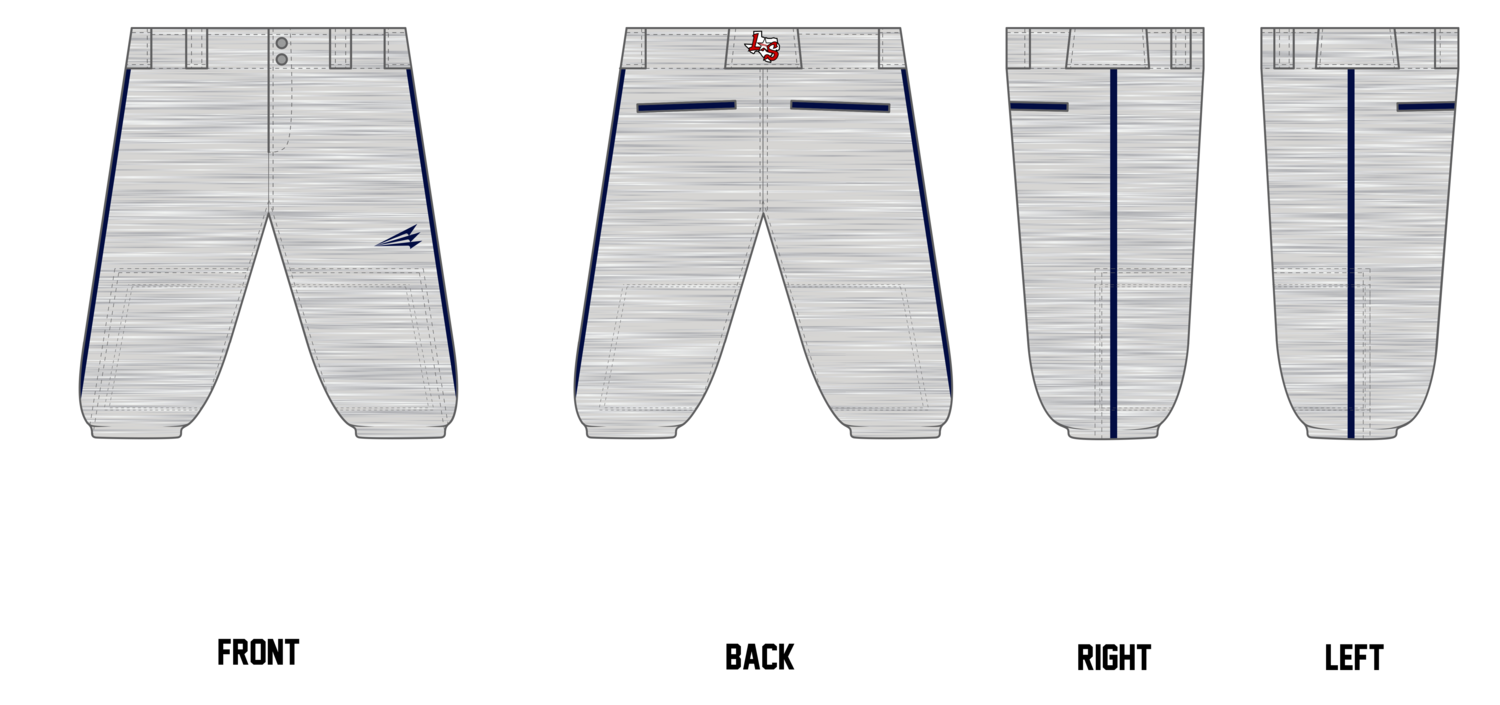 Lonestars (Garza) Custom Knicker Baseball Pants #BP4B