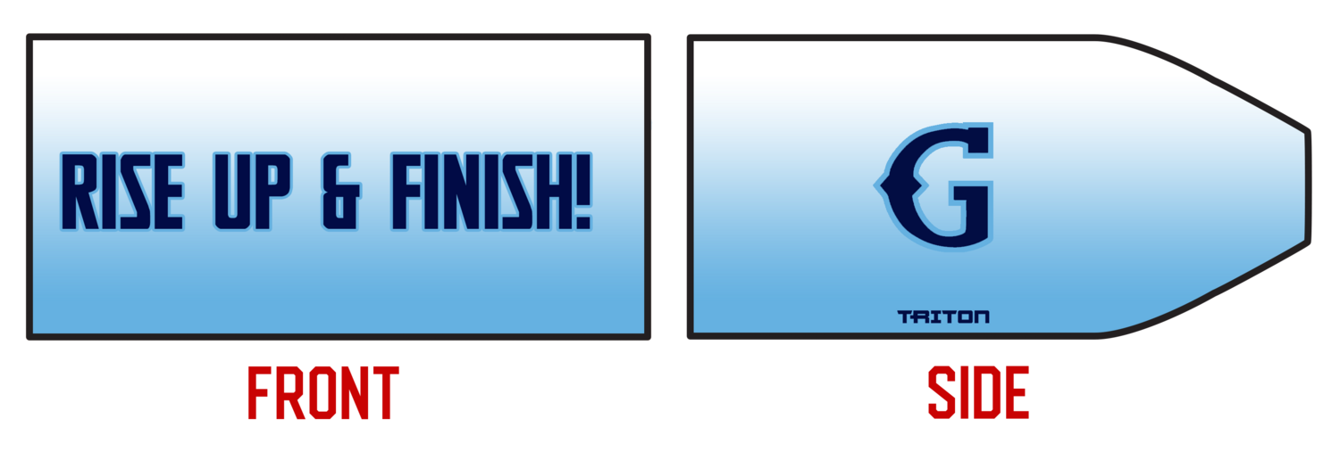 Lady Rays Custom Headband #HB1B