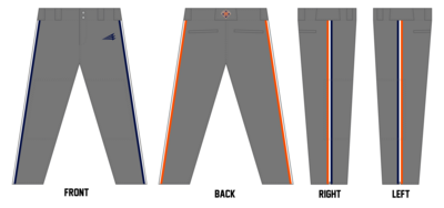 Breese Miners Custom Athletic Cut Baseball Pants #BP3