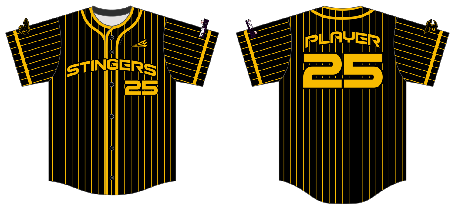 Central IL Stingers Custom HexaFlex Baseball Jersey #J3B
