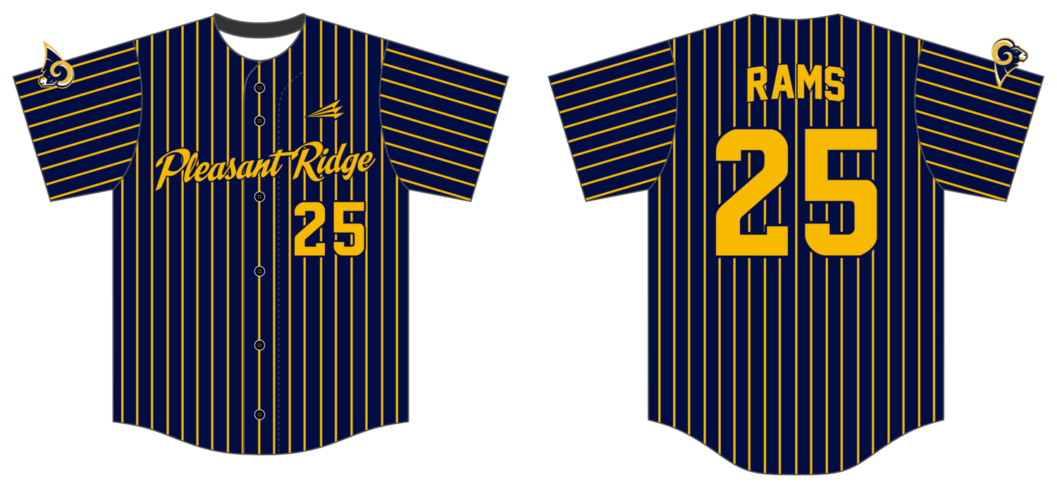 Pleasant Ridge High School Custom HexaFlex Baseball Jersey #J2