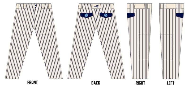 931 Hammers Custom Athletic Cut Baseball Pants #BP16B