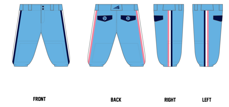 931 Hammers Custom Knicker Baseball Pants #BP21A
