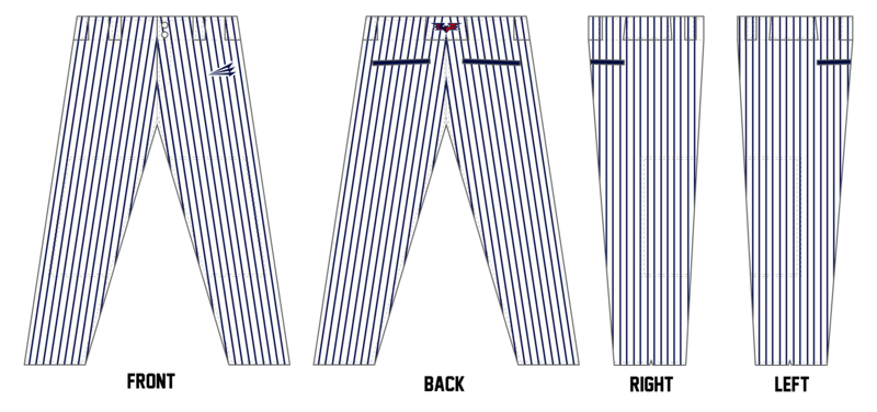 ELS Bats Custom Athletic Cut Baseball Pants #BP30A