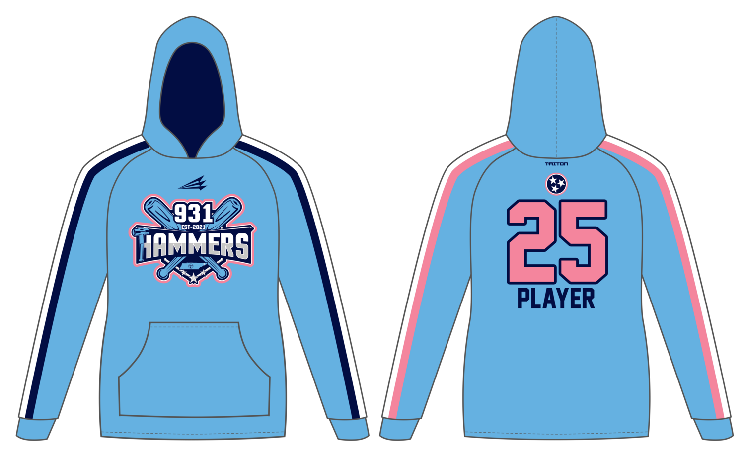 931 Hammers Custom Vulcan Hoodie #VH5