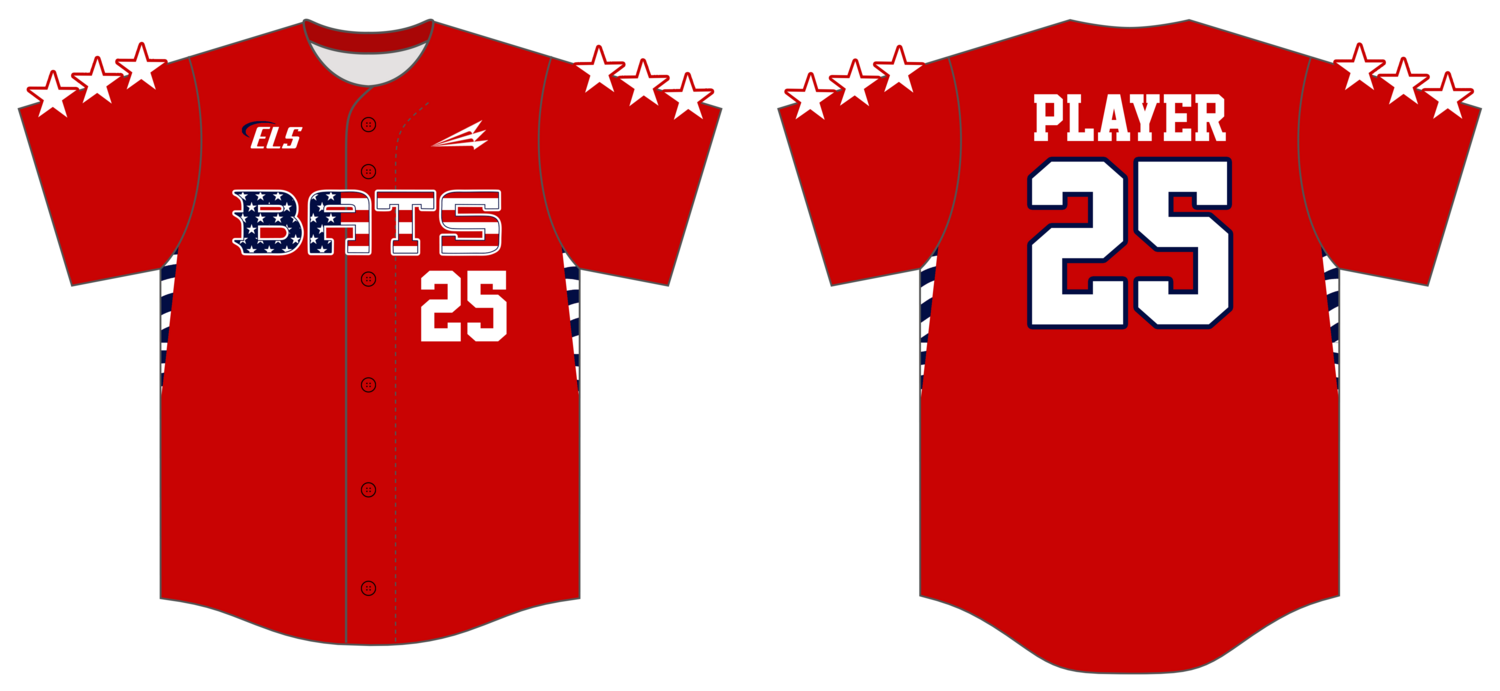 ELS Bats Custom HexaFlex Baseball Jersey #J16D