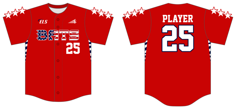 ELS Bats Custom HexaFlex Baseball Jersey #J16D