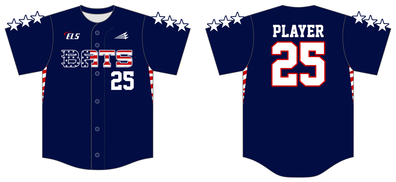 ELS Bats Custom HexaFlex Baseball Jersey #J16C