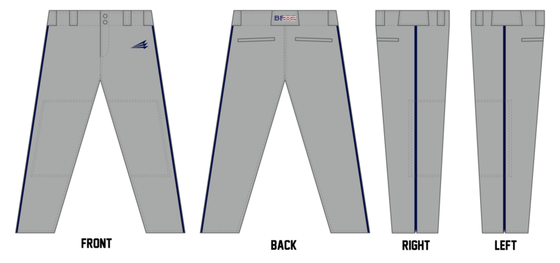ELS Bats Custom Athletic Cut Baseball Pants #BP16A
