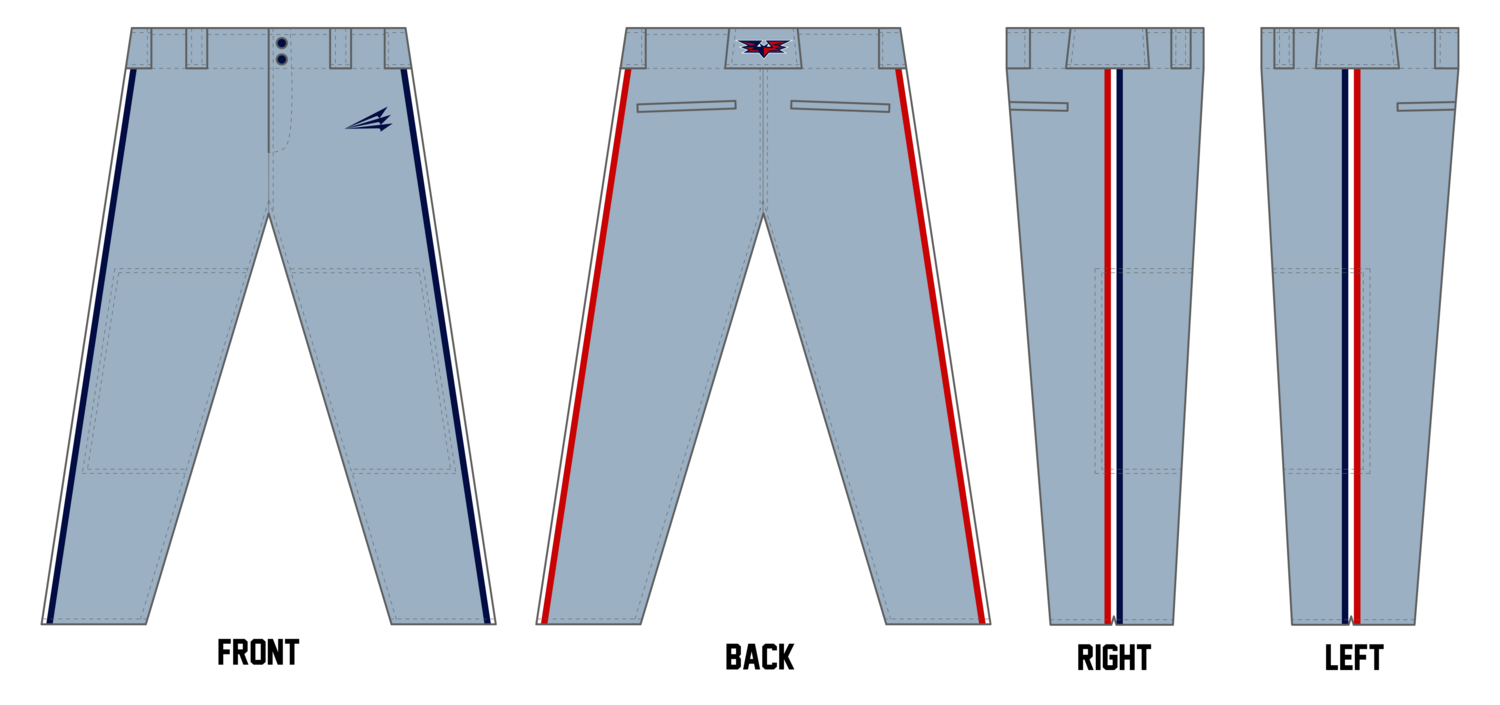 ELS Bats Custom Athletic Cut Baseball Pants #BP27A