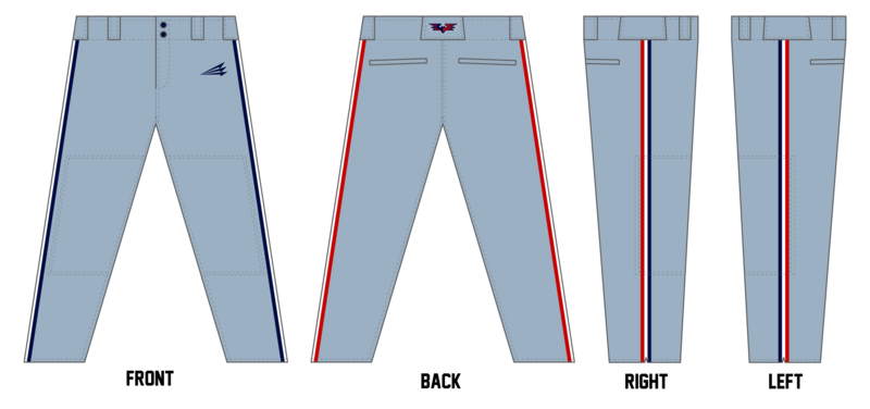 ELS Bats Custom Athletic Cut Baseball Pants #BP27A