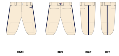 Leadoff Baseball Academy Wildcards Custom Knicker Baseball Pant #BP6B