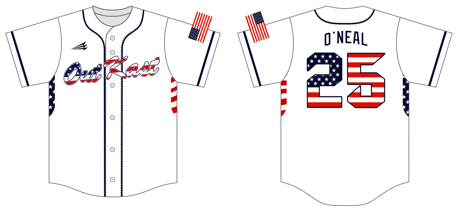 325 OutKast Custom NanoDri Baseball Jersey #J3c