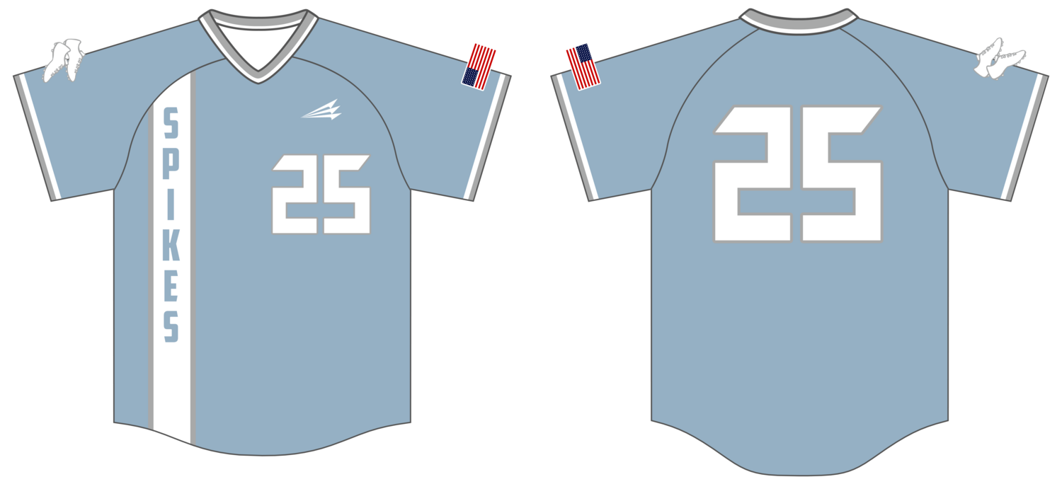 Salina Spikes Custom HexaFlex Baseball Jersey #J54f