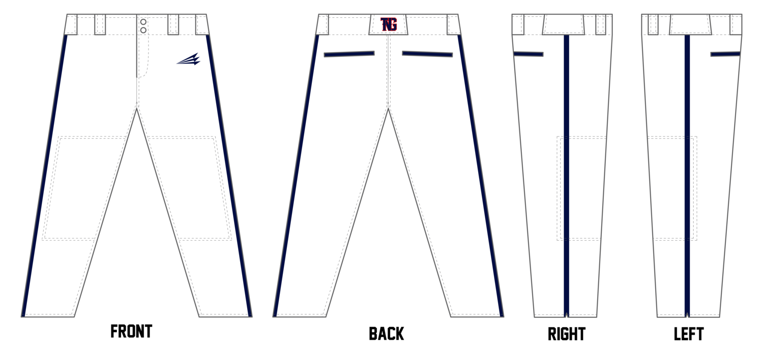 TNG Prospects Custom Athletic Cut Baseball Pants #BP14B