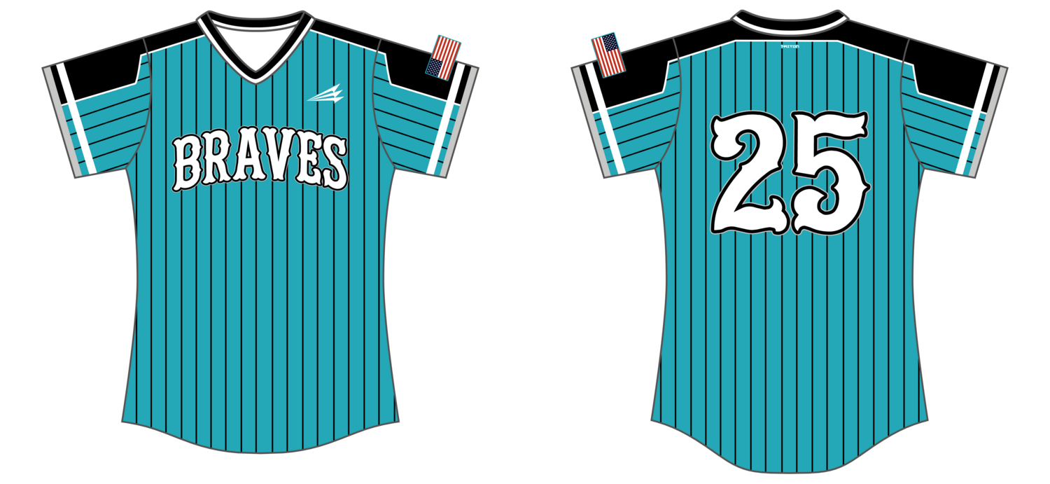 Salina Braves Custom HexaFlex Softball Jersey #J2B