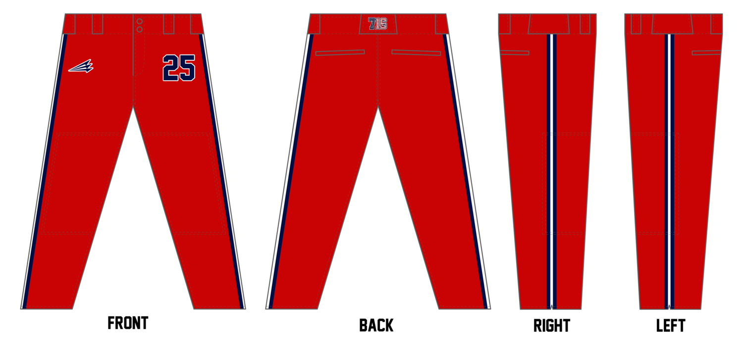 716 Patriots Custom Athletic Baseball Pant #BP14b