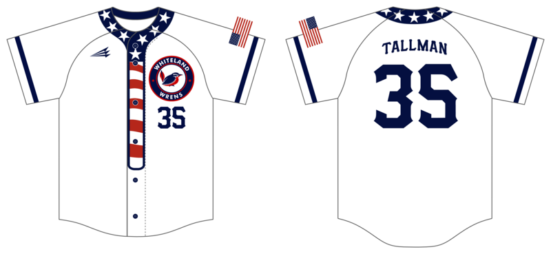 Whiteland Wrens Custom HexaFlex Baseball Jersey #J11