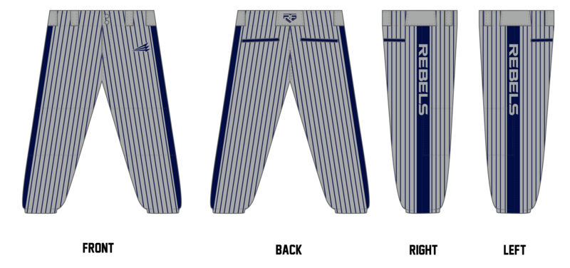 Rebel Fastpitch Custom Fastpitch Pant #FP4b
