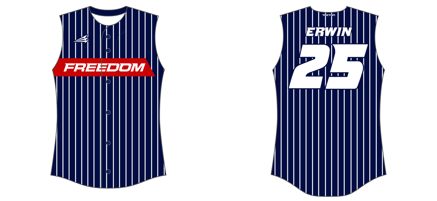 Busco Freedom Custom NanoDri Softball Jersey #J6b