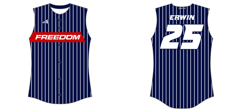 Busco Freedom Custom NanoDri Softball Jersey #J6b