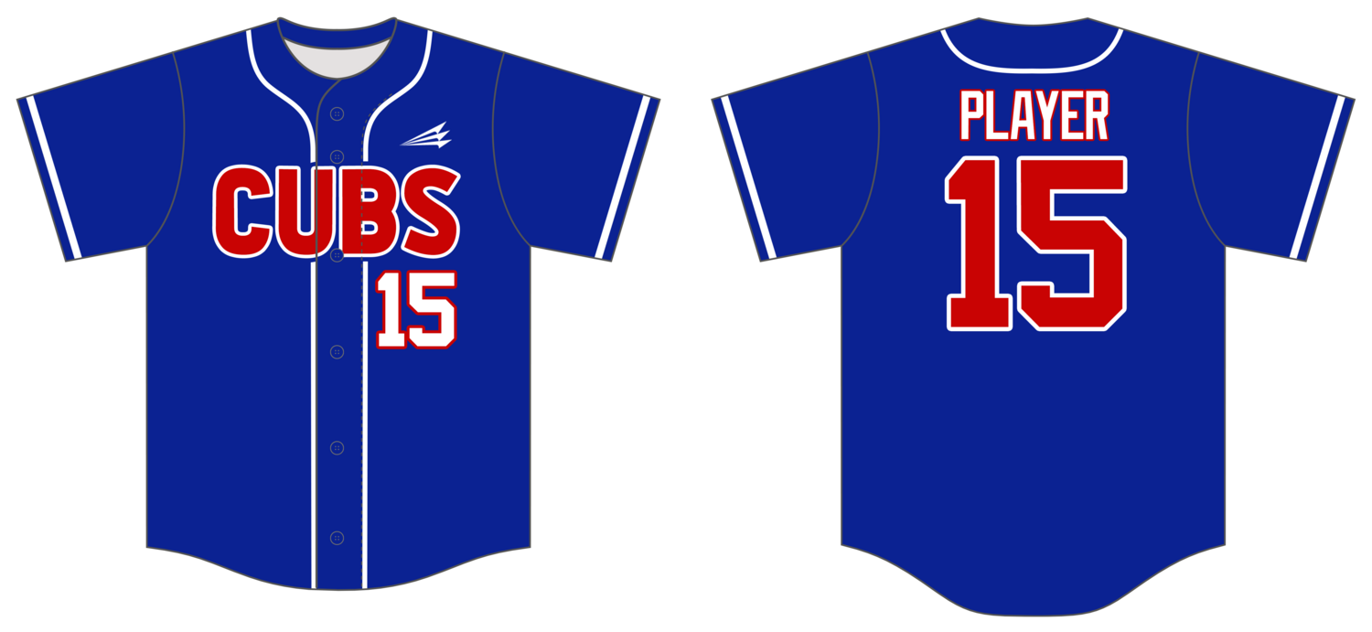 Mid-Michigan Cubs Custom NanoDri Baseball Jersey #J2