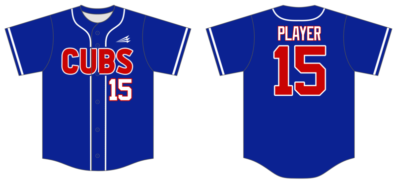 Mid-Michigan Cubs Custom NanoDri Baseball Jersey #J2