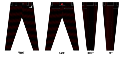 Colorado Dirt Dawgs Custom Athletic Baseball Pant #BP1A